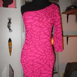 Pink Floral Cocktail / Party Dress ** Sexxy**
